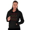 thumbnail image 4 of Ugly Christmas Lights Lets Get Lit Hoodie Sweatshirt Women Men Brisco Brands S, 4 of 5
