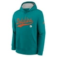 thumbnail image 2 of Men's Nike Aqua Miami Dolphins Rewind Club Logo Pullover Hoodie, 2 of 3