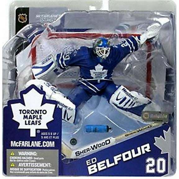 McFarlane NHL Sports Picks Series 8 Ed Belfour Action Figure (Blue Jersey Variant)