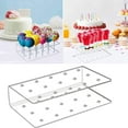 thumbnail image 2 of Harpily Organizer Rack Acrylic Lollipop Rack 15 Hole Transparent Candy Rack Display Lollipop Display Rack, 2 of 4