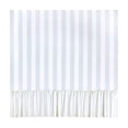 thumbnail image 5 of Beautiful Hydrangea Blue Mix & Match Stripe Shower Curtain by Drew Barrymore, Cotton & Polyester, 72" x 72", 5 of 9