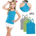 thumbnail image 2 of FamilyThread Toddler Baby Girls Cotton Sleeveless Tank Top Colorful Undershirts Kids 12 Months- 12Years 3-Pack, 2 of 9