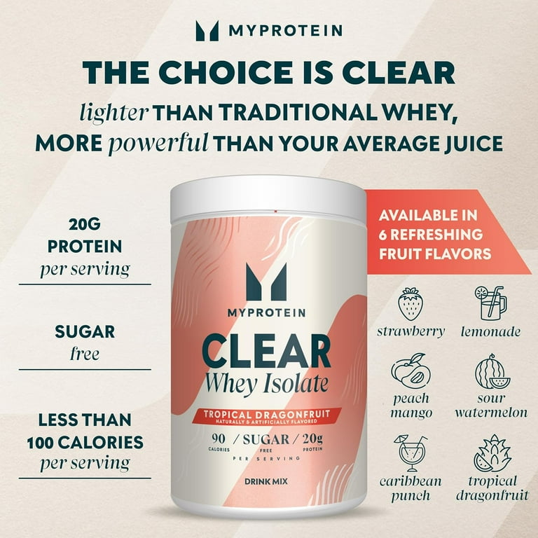 MYPROTEIN - ⭐️S⭐️ Myprotein Clear Whey Isolate Protein Powder, Tropical