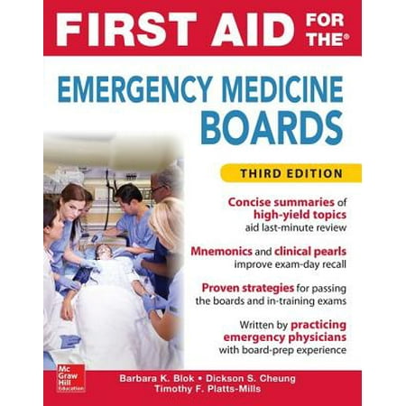 First Aid for the Emergency Medicine Boards Third Edition -