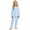 Light Blue, variant on Girls Sketching Art Activity Wear Playful Hand Drawn Doodle Outfit Comfortable Hoodie and Pants Set, Girls Clothing Sets