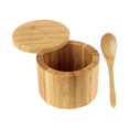 thumbnail image 1 of Tarro de condimento,Tarro de bambú para condimentos,almacenamiento de cocina,tarro de especias,Recipiente para condimentos Recipiente de cocina multiusos,tarro de especias azucarero con cuchara, 1 of 9