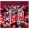 thumbnail image 3 of Mountain Dew Zero Sugar Code Red Soda Pop, 12 fl oz, 12 pack cans, 3 of 6