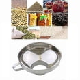 thumbnail image 4 of 2 Pcs Set Funnel for Wide and Regular Jars Useful Stainless Steel Wide Mouth Canning Funnel Large Mo, 4 of 5