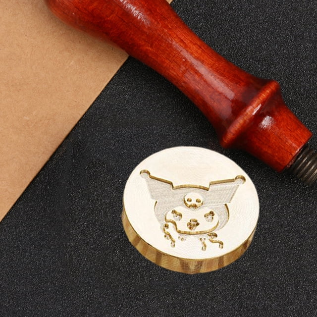 Cabeza De Sello Serie de animales pequeños Kuromi, cabeza de sello de sellado, suministros para manualidades DIY de cobre redondo Wdftyju Libre de BPA