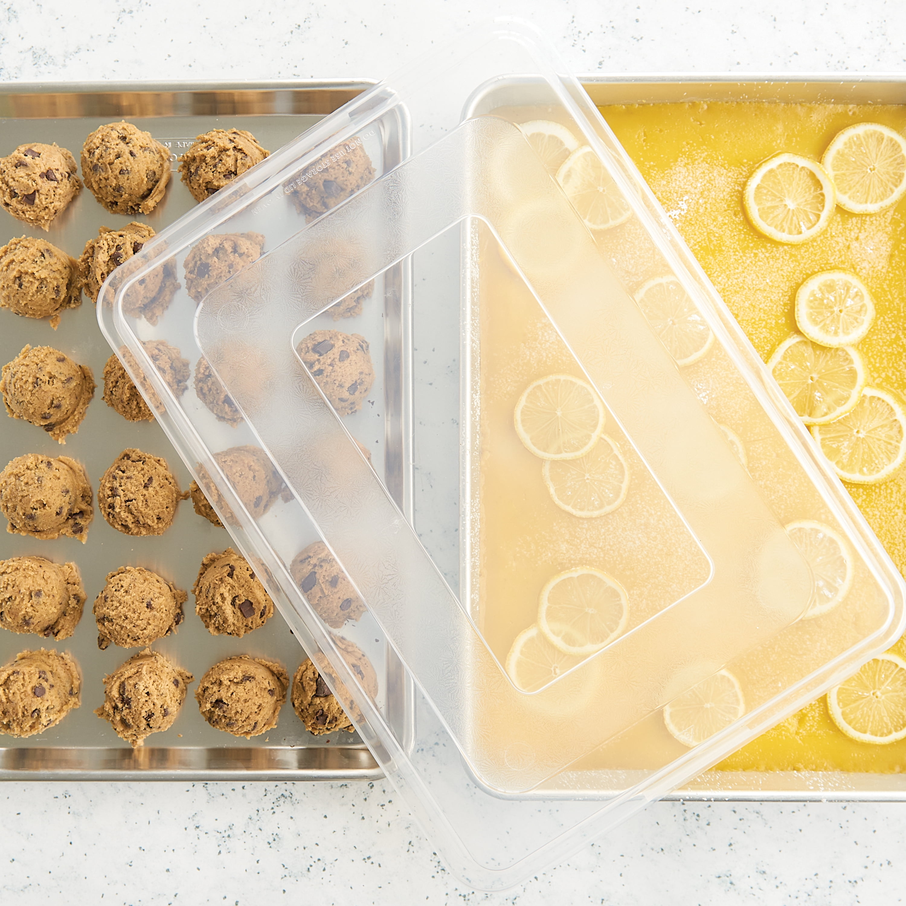 Nordic Ware Natural Aluminum Half Sheet with Lid, Silver