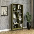 thumbnail image 3 of Geometrix Bookcase 72"H - Olive Grove Green Finish, 3 of 8