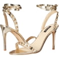 thumbnail image 7 of NINE WEST Womens Istelle3 Heeled Sandal 6.5 Gold, 7 of 7