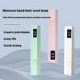 thumbnail image 4 of FSTDelivery Handheld UV Light for Gel Nails with LCD Display,Mini Portable Cordless Gel X Nail Lamp Rechargeable,Eye-Protective Cover Flash Cure Nail Dryer for Rhinestone Glue Decoration DIY at Home, 4 of 10