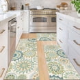 thumbnail image 5 of Farmhouse Kitchen Rugs Sets of 3, Boho Non-Slip Kitchen Mats for Floor, Kitchen Runner Rugs Non Skid Washable for Kitchen Entryway Hallway Laundry Room, 5 of 6