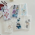 thumbnail image 4 of Clear Case Compatible with Samsung Galaxy S23 Ultra, Beautiful Butterflies Pattern Flexible TPU Shockproof Anti-Scratch Bumper Transparent Cover for Samsung Galaxy S23 Ultra with Ring Kickstand, B, 4 of 9