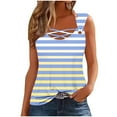 thumbnail image 2 of Teissuly Women's Solid Color Camisole Sleeveless T-shirt Loose Tank Top, 2 of 4