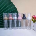 thumbnail image 3 of 10 piezas/lote 60 ml botella vacía de espuma de plástico transparente botella de espuma cosmética para pestañas limpiador de jabón líquido botella de bomba de espuma espumadora, 60 ml, plata, 3 of 5