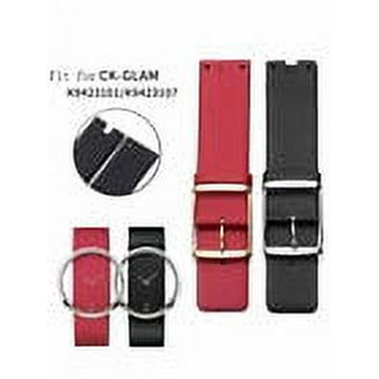 22mm Leather Watch Band Strap Brown Replacement for Calvin Klein Glam CK K94231 New Walmart