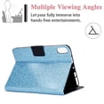 thumbnail image 4 of Case for iPad 10 2022, Allytech for iPad 10.9" 10th Gen, Slim Premium PU Leather Anti-Shock Drop Proof Non-Slip Stand Wallet Case with Card Holder for iPad 10th Generation 10.9 inch 2022, Blue, 4 of 6