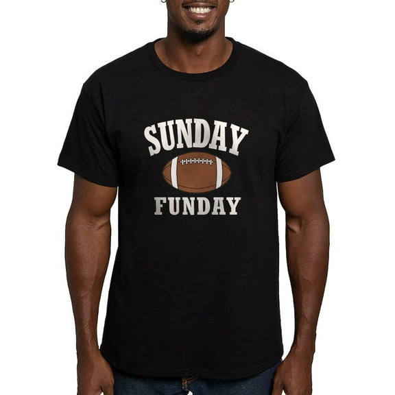 CafePress - Sunday Funday T Shirt - Men's Fitted T-Shirt