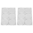 thumbnail image 4 of 12Pcs Transparent Round Bumper Pad Waterproof High Temperature Resistant Non Slip Bumper Mat, 4 of 5