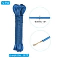 thumbnail image 2 of Uxcell Plastic Coated Clothesline, 2 Pack 1/8Inch x 66FT Steel Core Clothes Lines Blue, 2 of 5