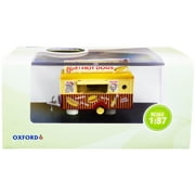 Bobs Hot Dogs Mobile Food Trailer 1/87 (HO) Scale Diecast Model by Oxford Diecast