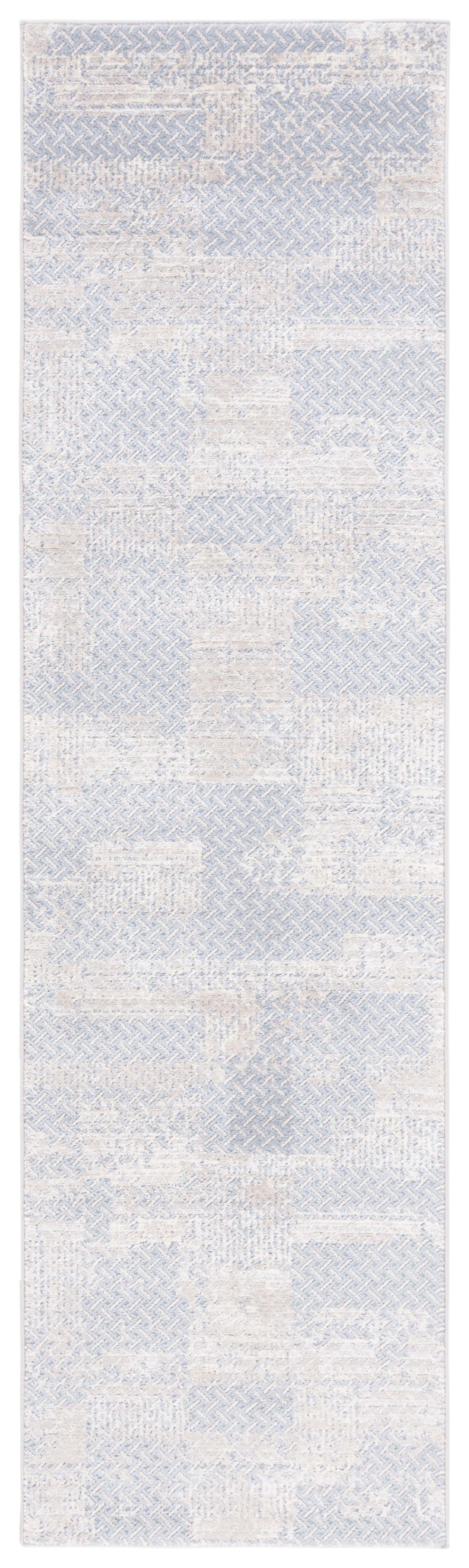 SAFAVIEH Continental Hester Distressed Runner Rug, Light Gray/Beige, 2'2" x 8'