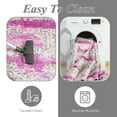 thumbnail image 6 of Wondo 8x10 Modern Abstract Area Rugs - Hot Pink Low Pile Washable Carpet for Living Room, Bedroom, Nursery, Office, Kitchen - Non-Slip Stain Resistant Soft Rug for Indoor Use, 6 of 8