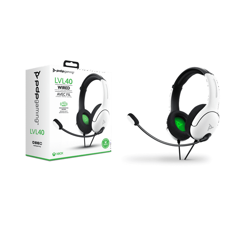 PDP Gaming LVL40 Wired Headset Black