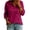 Hot Pink #1, variant on WULMLEO Women Winter Long Sleeved Hooded Sweater Loose Sweatshirt Elegant Pullover Solid Color Tops Camel L