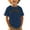 Navy, variant on Dsscvnef Child Boy Clothes Printed Clothes For Boys Toddler Short Sleeve Shirt Boys Tshirt Boy Pajamas 6-7 Years Kids Clothes Boys