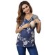 thumbnail image 2 of Camisetas de Maternidad CHAO para Mujer Lactancia Túnica Manga Corta Talla XL, 2 of 5