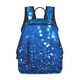 thumbnail image 1 of Disketp A Blue Glitter Mochila Ligera e Impermeable, Mochila de Día Resistente para Viajes, Senderismo y Uso Diario para Hombre y Mujer, 1 of 7
