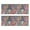 Blue Ethnic Triangle, variant on Kitchen Rugs Sets Of 2,Blue Ethnic Triangle Pattern Anti Fatigue Kitchen Mat Rugs Non Slip Washable,Decorative Kitchen Floor Mats for Kitchen,Sink,Laundry,17"X47"