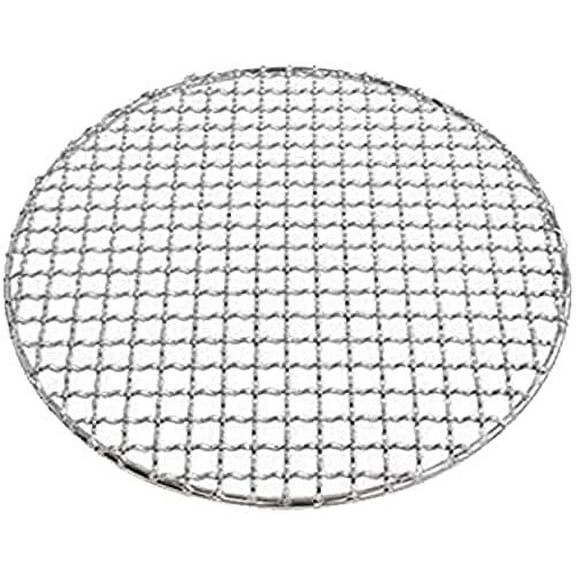 LOYALHEARTDY Stainless Steel Barbecue Grate, Round BBQ Grill Net Mesh, Charcoal Grate(No Foot), Dia: 38cm/15inch