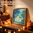 thumbnail image 4 of Halloween Wall Decor 8X8 Inch Vintage Framed Spooky Ghost Art Fall Halloween Decor for Home Halloween Party Decoration 1 Pack, 4 of 6