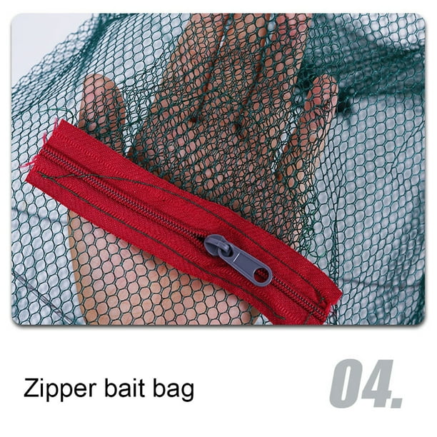 fastboy Nylon Rubber Tube Edging Fishing Net Sturdy Construction Ensures  Fish Safety And Large Recommendation Trap With Food Bag Wrapping rubber  hose 