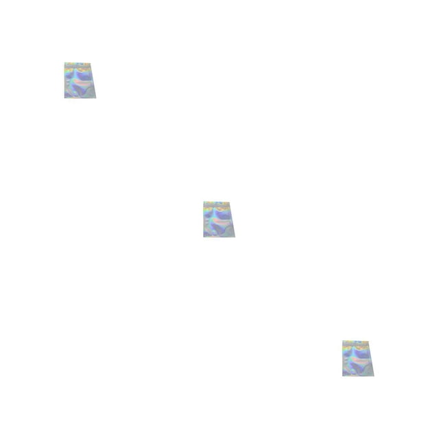 Yuarrent Paquete de 100 piezas Bolsa de papel de aluminio Contenedores de muestra Soportes de polvo cosmético Bolsas de paquete Ziplock con color Type1 NO1 Yuarrent CBP321708