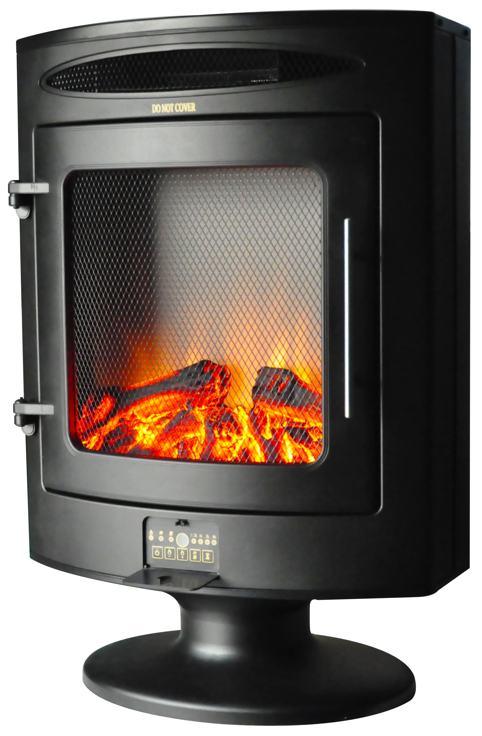 Cambridge 1500W Freestanding Electric Fireplace Heater in Black with Log  Display - Walmart.com