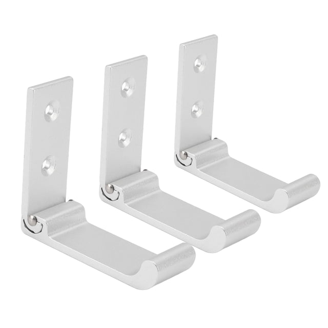 Ganchos Plegables, Aleación de Aluminio Fácil Instalación 3pcs Ganchos Plegables Decoración resistente para la Sala de Estar Para El Baño