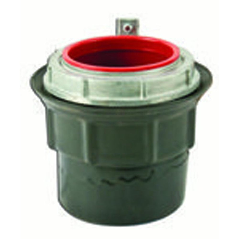 PlastiBond PRSTG8 Conduit Hub, Type Grounding, 3", PVC Coated Steel