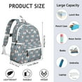 thumbnail image 6 of King Charles Cavalier Backpack for School,Cute School Bag,Schoolbag with Adjustable Shoulder Straps & Padded Back,13.4"x11"x4.7", 6 of 6
