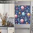 thumbnail image 3 of Yayeee Magnetic Dishwasher Cover for The Front Decoration Home Kitchen Machine Sticker Protector, Yellow Jellyfish, 3 of 6