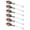 red bronze, variant on 6PCS Antique Mixing Spoons Crystal Handle Zincs Alloy Stirrirs Kitchen Tool Utensils For Ice Cream Coffee Stirring