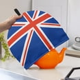 thumbnail image 3 of HELLHERO Dust Proof Tea Cozy Keep Warm Insulation Teapot Dust Cover, Union Jack Pattern, 3 of 8