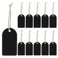thumbnail image 1 of KAKOWELY hanging blackboard 50 Sets Double-Sided Writable Mini Chalkboard Tags with String Wooden Hanging Blackboard Labels Hanging Mini Wooden Chalkboard Tags, 1 of 5