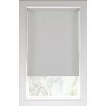 White Cordless Blackout Vinyl Roller Shade 37.25 in. W x 78 in. L  Free Shipping