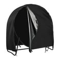 thumbnail image 2 of DOLITY Firewood Hoop Cover Dustproof Patio Portable Indoor Rainproof Log Rack Cover, 2 of 9