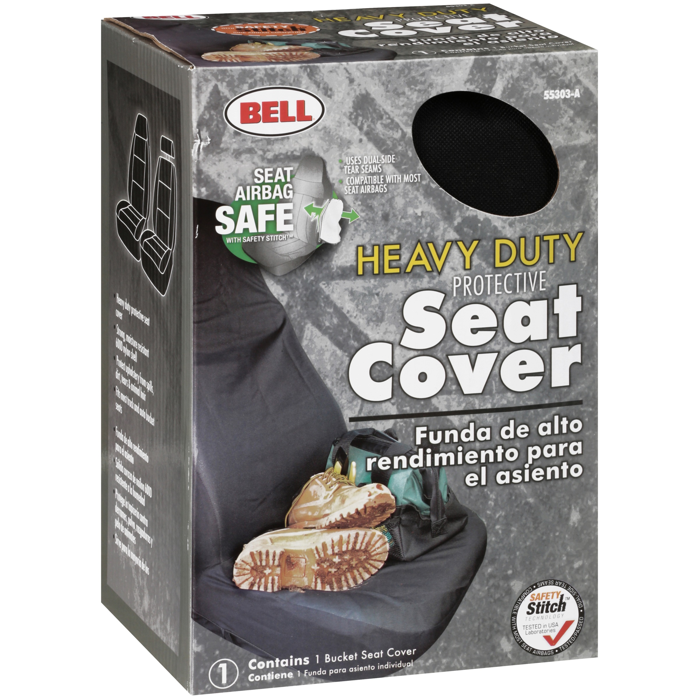 Bell Black All Terrain Bucket Seat Cover - image 2 of 4